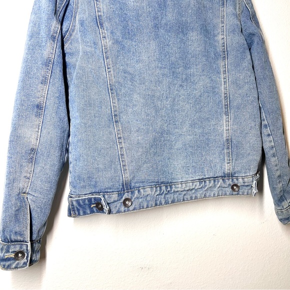 Cotton On Borg Shearling Heavy Denim Jacket - Picture 7 of 7